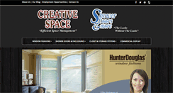 Desktop Screenshot of creativespaceshowerdoors.com